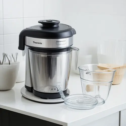 Cómo limpiar un robot de cocina sin perder tiempo con vaso, tapa y accesorios básicos listos para aclarar en cocina doméstica