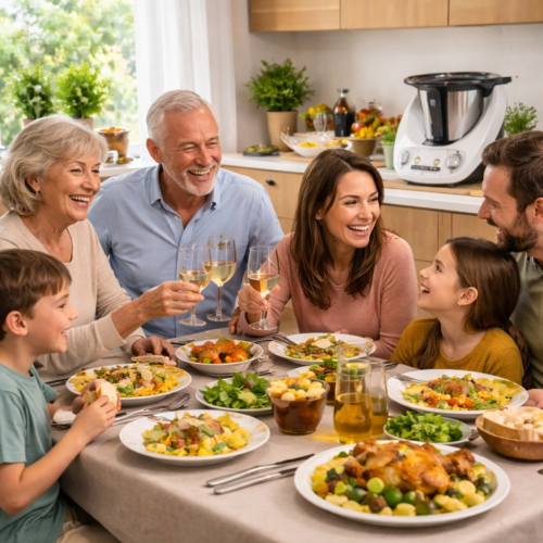 una-deliciosa-comida-compartida-con-tecnologia-moderna-en-el-hogar