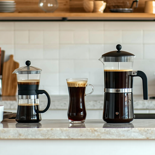 diversas-tecnicas-de-preparacion-de-cafe-incluyen-prensa-francesa-maquina-de-espresso-y-cafetera-de-goteo