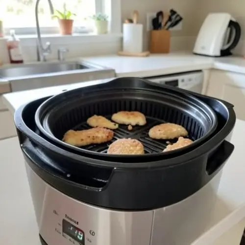 Cómo evitar que la comida se reseque en la freidora de aire con piezas bien separadas, aceite justo y control de tiempo en una cocina real