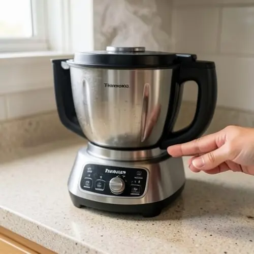 Qué hacer si el robot de cocina se calienta demasiado con Thermomix en pausa, vapor controlado y revisión doméstica segura