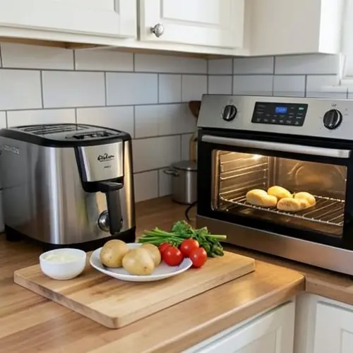 Cuánto tarda en cocinar una freidora de aire frente al horno al comparar ambos aparatos con una ración doméstica lista para cocinar