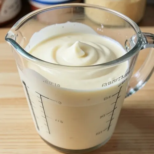 Batidora con ingredientes mejor repartidos y crema más fina tras corregir líquido y volumen