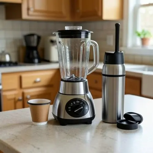 Qué accesorios merecen la pena en una batidora con vaso pequeño, botella para llevar y empujador en una cocina real