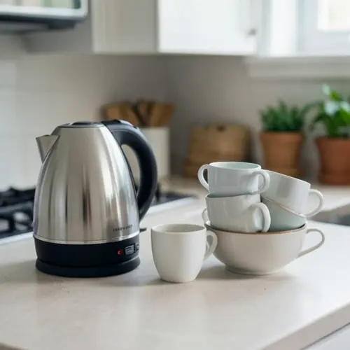 Cuánto tarda en hervir el agua y por qué importa con hervidor sirviendo una taza y otra tanda mayor en cocina real